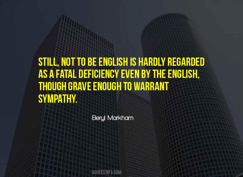 Beryl Markham Quotes #989392