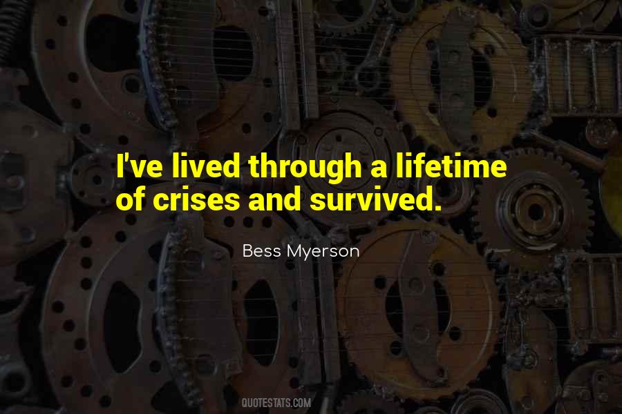 Bess Myerson Quotes #1462440