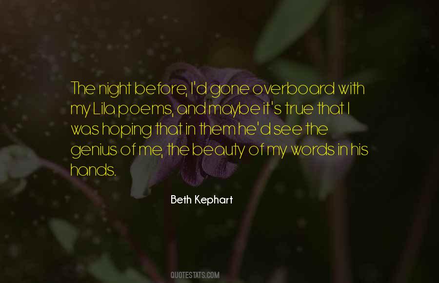 Beth Kephart Quotes #194507