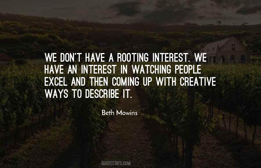 Beth Mowins Quotes #213649