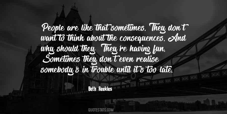 Beth Reekles Quotes #1165439