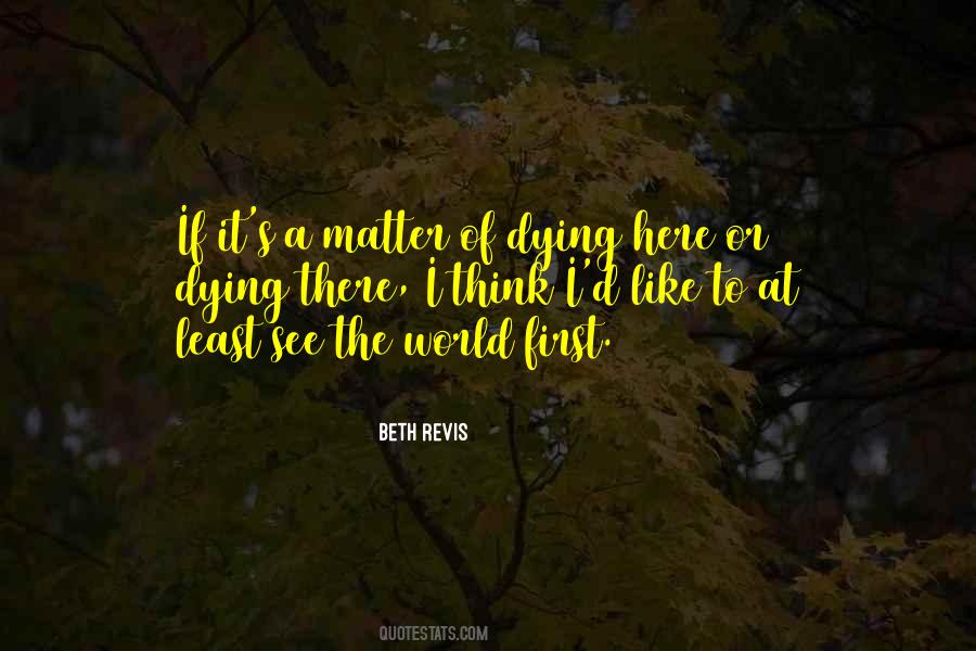 Beth Revis Quotes #1046151