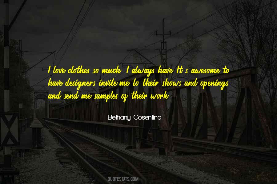 Bethany Cosentino Quotes #1267366