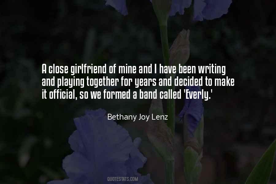 Bethany Joy Lenz Quotes #730456