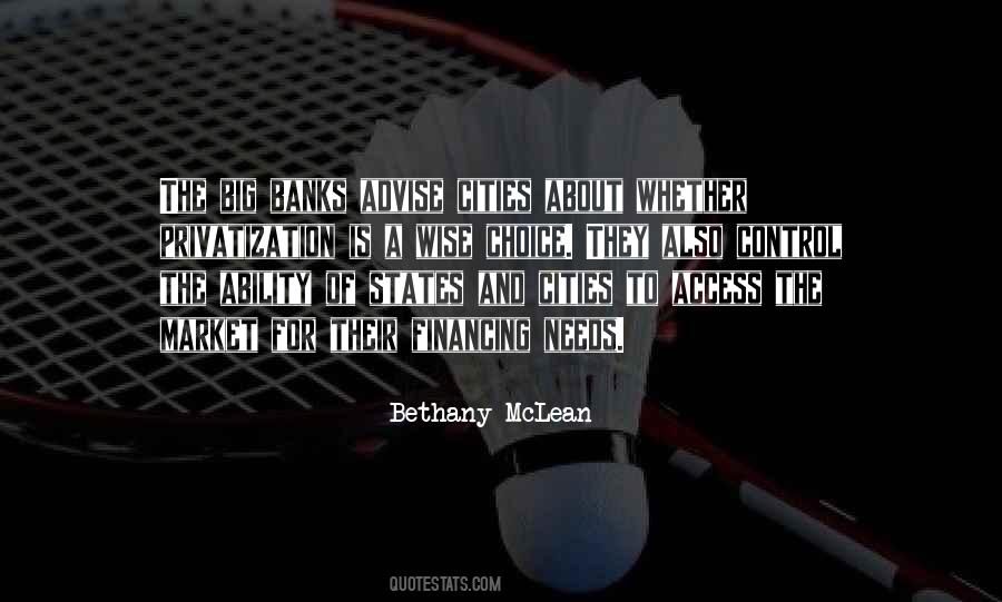 Bethany McLean Quotes #1093372