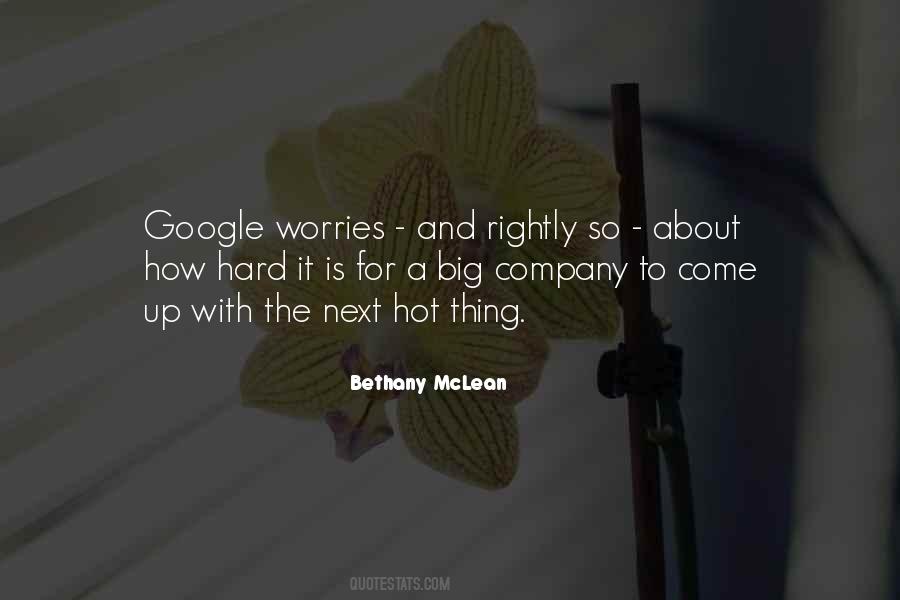Bethany McLean Quotes #1125954