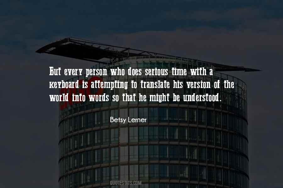 Betsy Lerner Quotes #407324