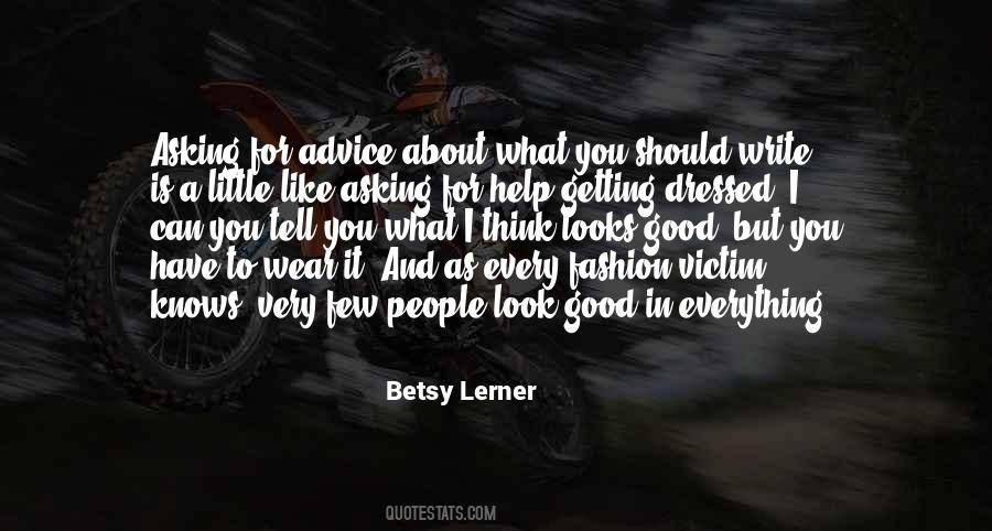 Betsy Lerner Quotes #76776