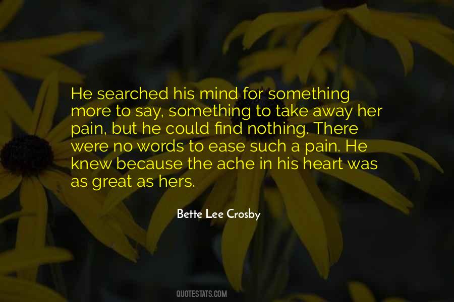 Bette Lee Crosby Quotes #1116248