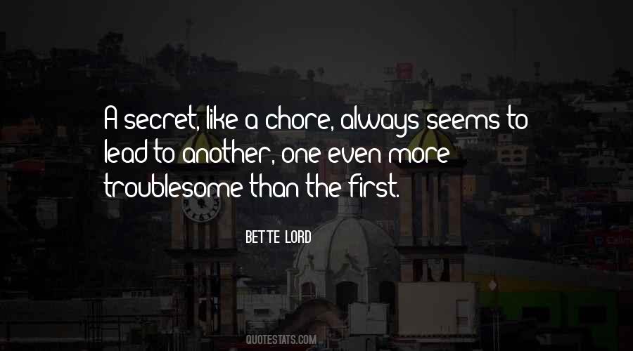 Bette Lord Quotes #1490916