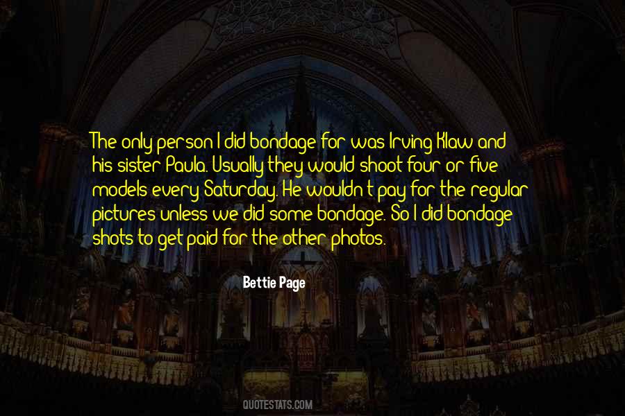 Bettie Page Quotes #326551