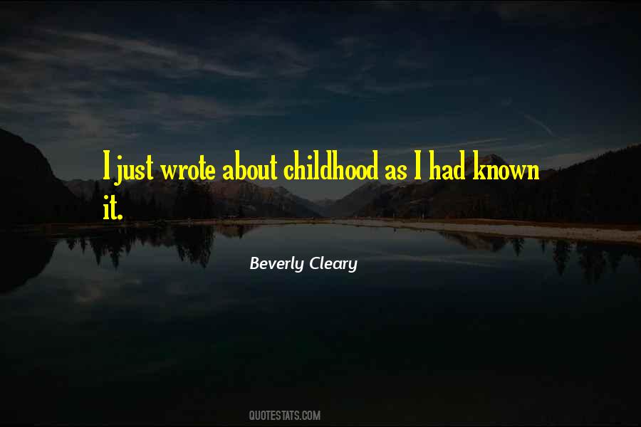 Beverly Cleary Quotes #1752036