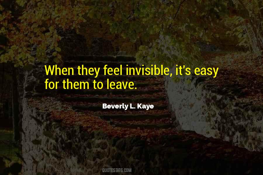 Beverly L. Kaye Quotes #1767909