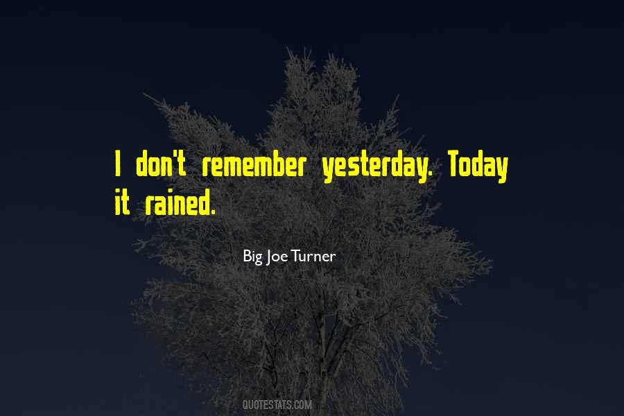 Big Joe Turner Quotes #1593434
