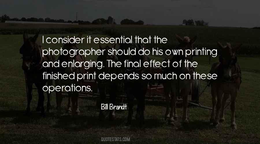 Bill Brandt Quotes #10631