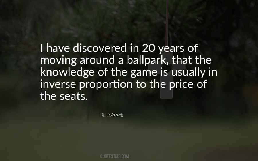 Bill Veeck Quotes #230415