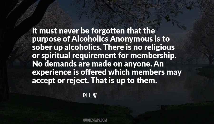 Bill W. Quotes #141890