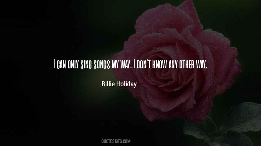 Billie Holiday Quotes #744957