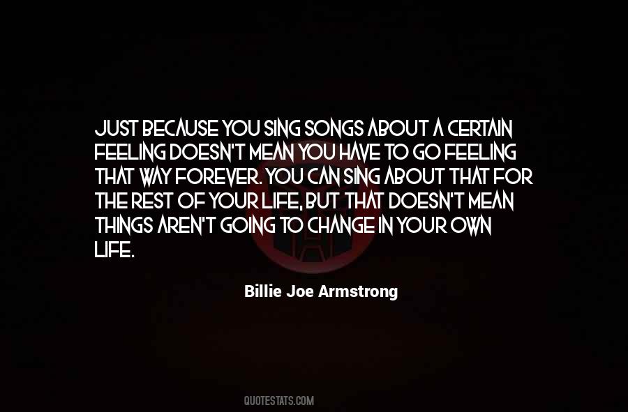 Billie Joe Armstrong Quotes #106097