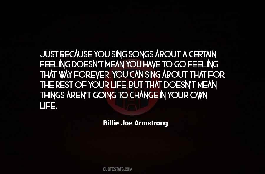 Billie Joe Armstrong Quotes #106097