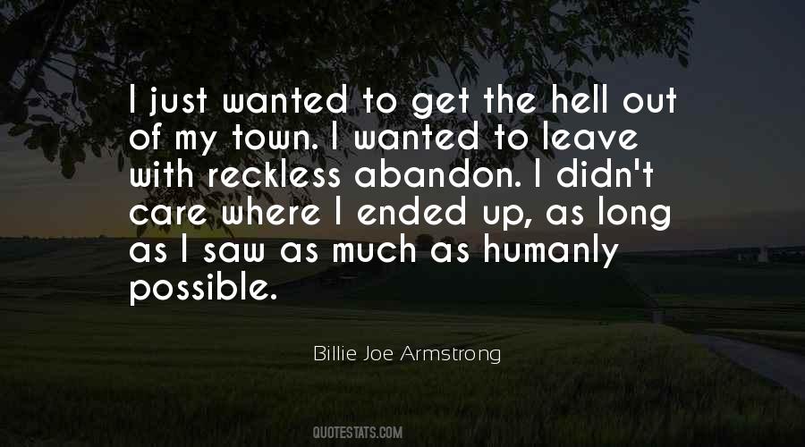 Billie Joe Armstrong Quotes #125095