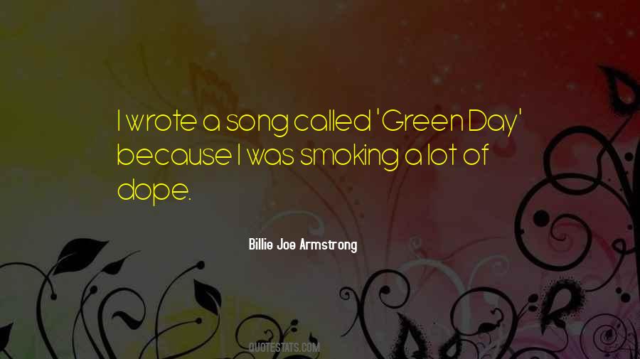 Billie Joe Armstrong Quotes #133700