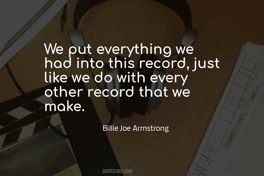 Billie Joe Armstrong Quotes #1409979