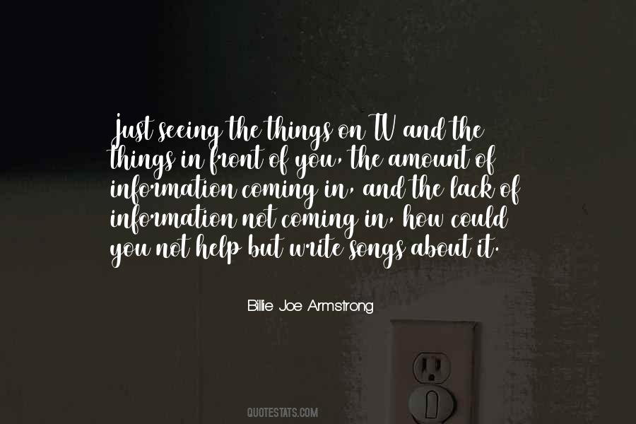Billie Joe Armstrong Quotes #79361