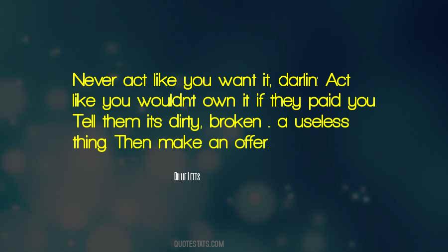 Billie Letts Quotes #584489