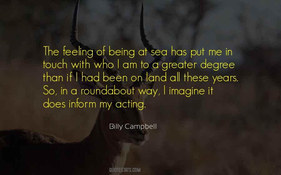 Billy Campbell Quotes #306545