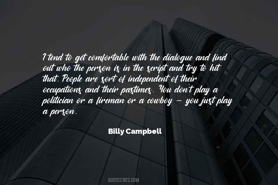 Billy Campbell Quotes #440326