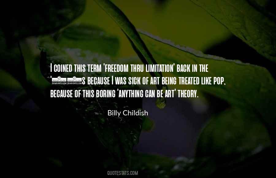 Billy Childish Quotes #359724