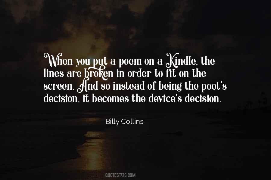 Billy Collins Quotes #24571