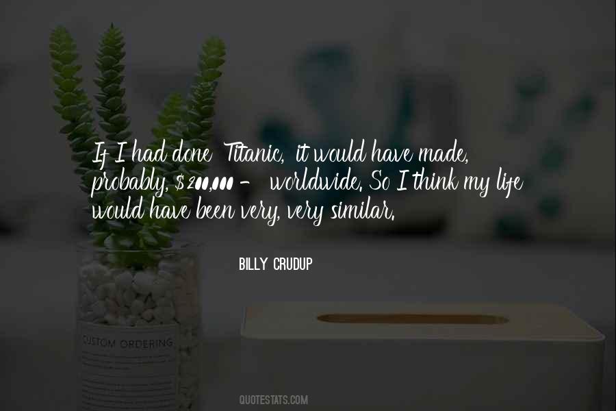 Billy Crudup Quotes #837278