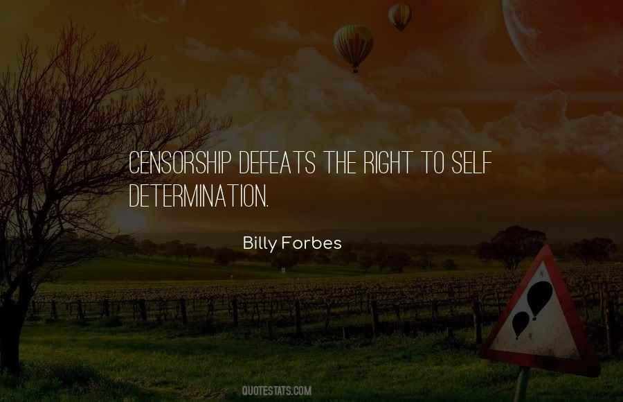 Billy Forbes Quotes #351032