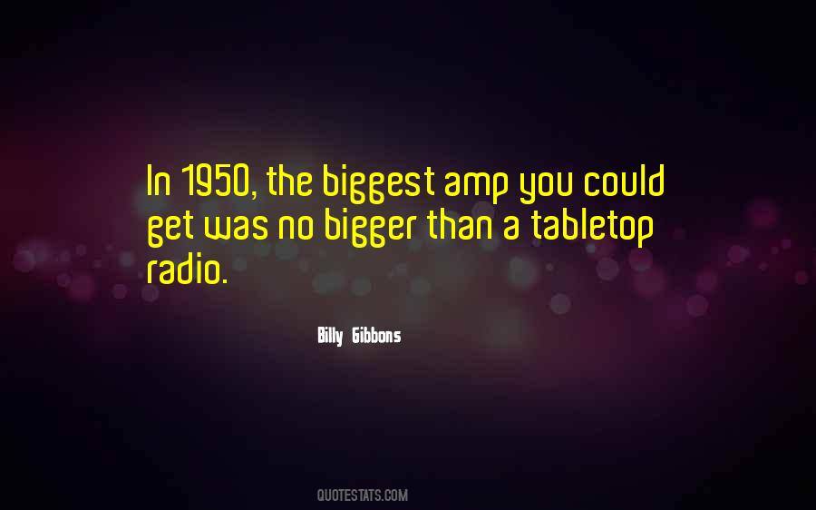 Billy Gibbons Quotes #1373337