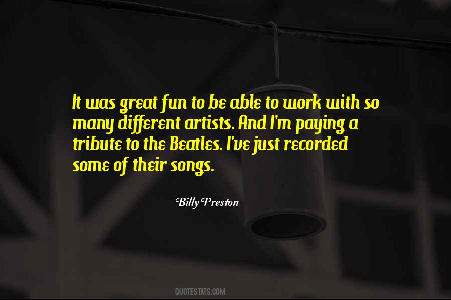 Billy Preston Quotes #1188058