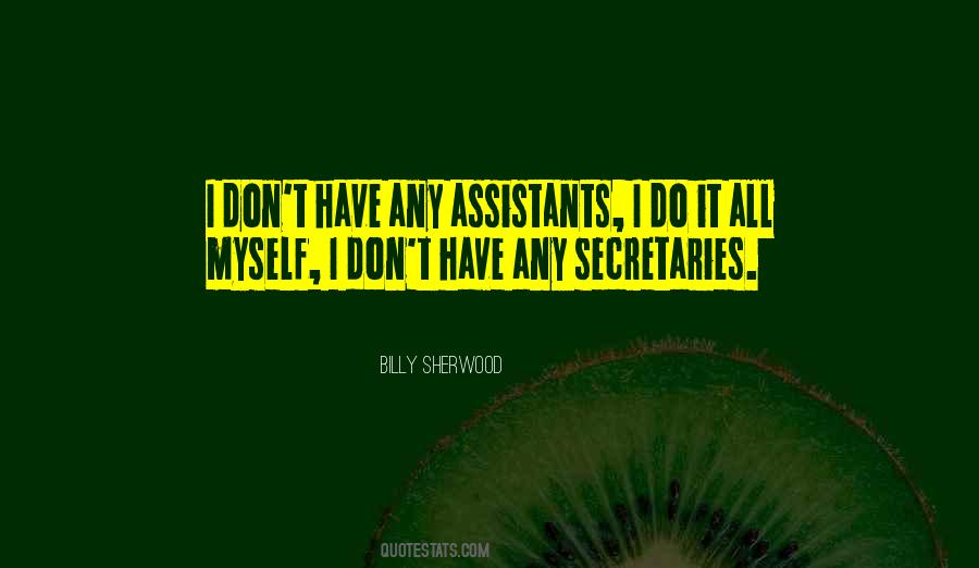 Billy Sherwood Quotes #1858837