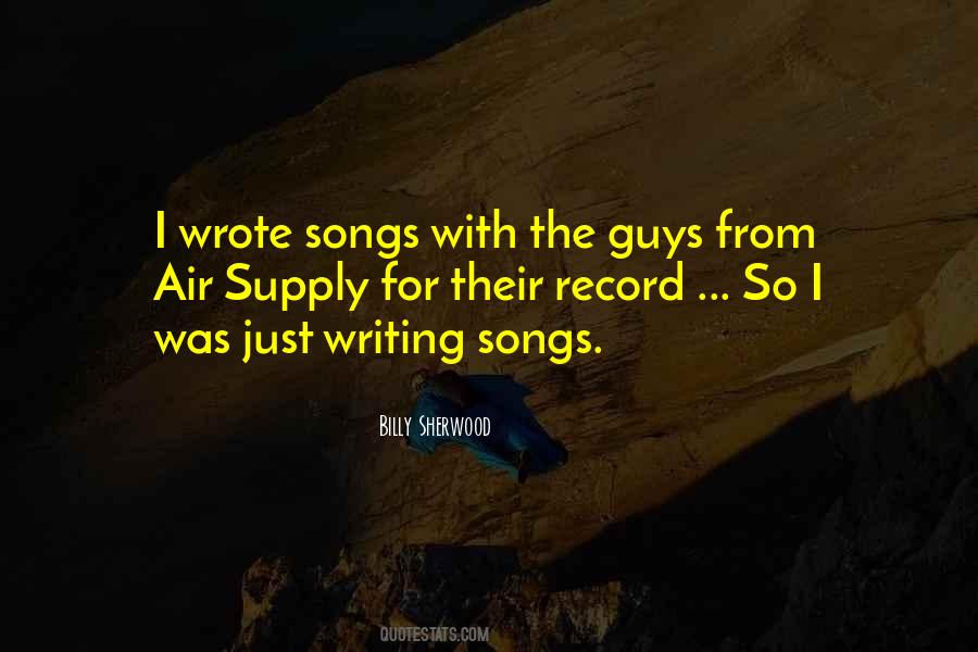 Billy Sherwood Quotes #507663