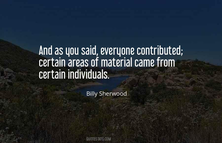 Billy Sherwood Quotes #825932