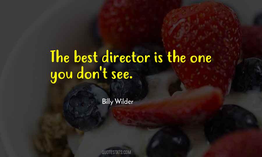 Billy Wilder Quotes #1310418