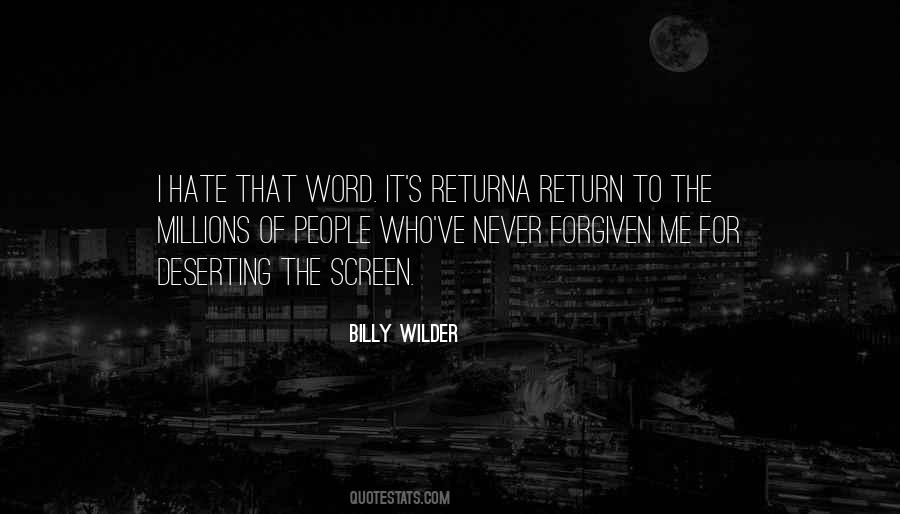 Billy Wilder Quotes #1733703