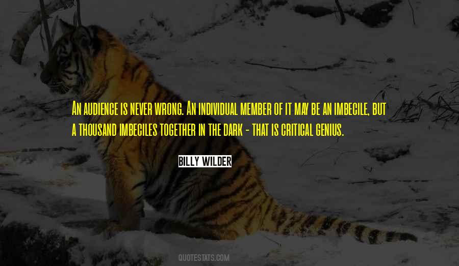 Billy Wilder Quotes #555870