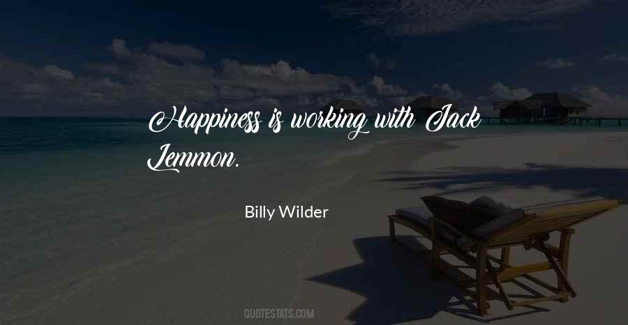 Billy Wilder Quotes #742057