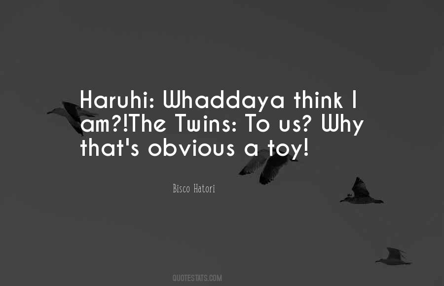 Bisco Hatori Quotes #175795