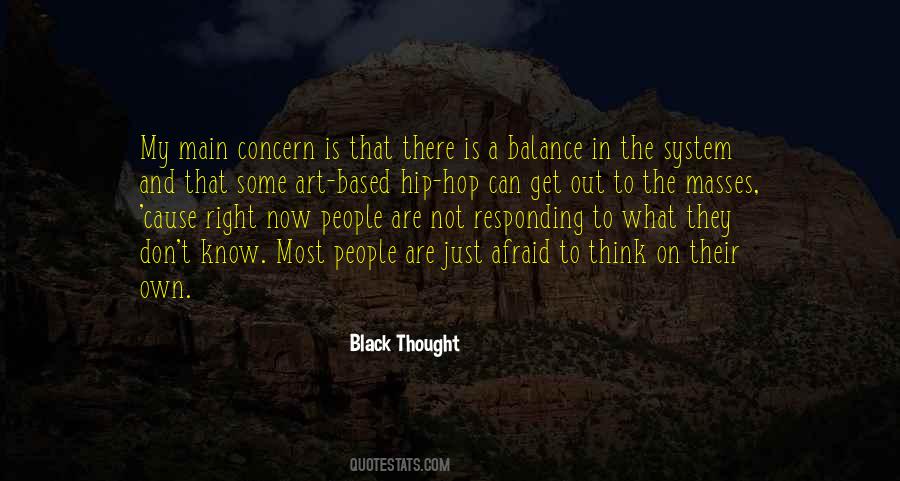 Black Thought Quotes #1130807