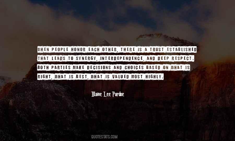 Blaine Lee Pardoe Quotes #295163