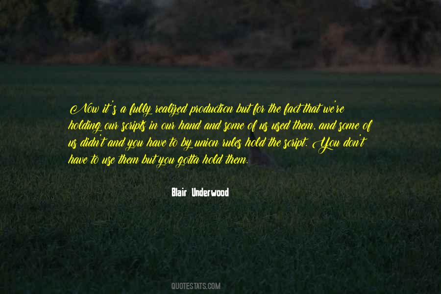 Blair Underwood Quotes #1697377