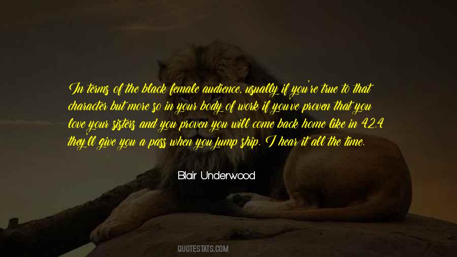 Blair Underwood Quotes #522183