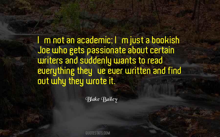 Blake Bailey Quotes #1770561